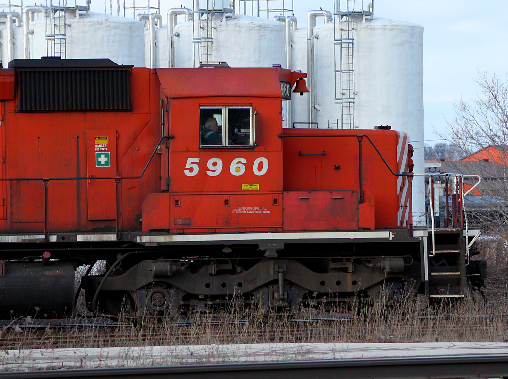 A man with experience. The final run for this engineer before his retirement and the RTC gave him the royal treatment, having all trains they were meeting take the siding for him. Here he expertly guides the London Pickup through Guelph Jct as they complete their work before highballing back to London. All the best to this man for a happy and restful retirement.
