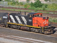 CN GMD-1, # 1444 switches the yard at Aldershot.