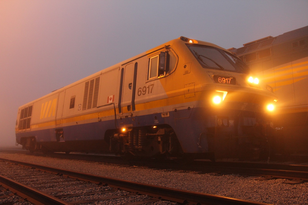 Retired in late 2001, LRC Locomotive #6917 was given a new lease on life during the summer of 2010 when it was saved from the scrapper's torch by efforts from the Toronto Railway Historical Association. The unit currently sits at VIA's Toronto Maintenance Centre where it is lovingly worked on by a dedicated team of volunteers. The eventual plan is to have the locomotive cosmetically restored and in operating condition, potentially in service on a tourist line. See:  http://www.trha.ca/LRC/   for more information. Taken on VIA property with permission and full PPE.
