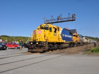 The last southbound Northlander train departs Temagami Ontario. The train is the victim of the provincial Liberal Government's belt tightening.