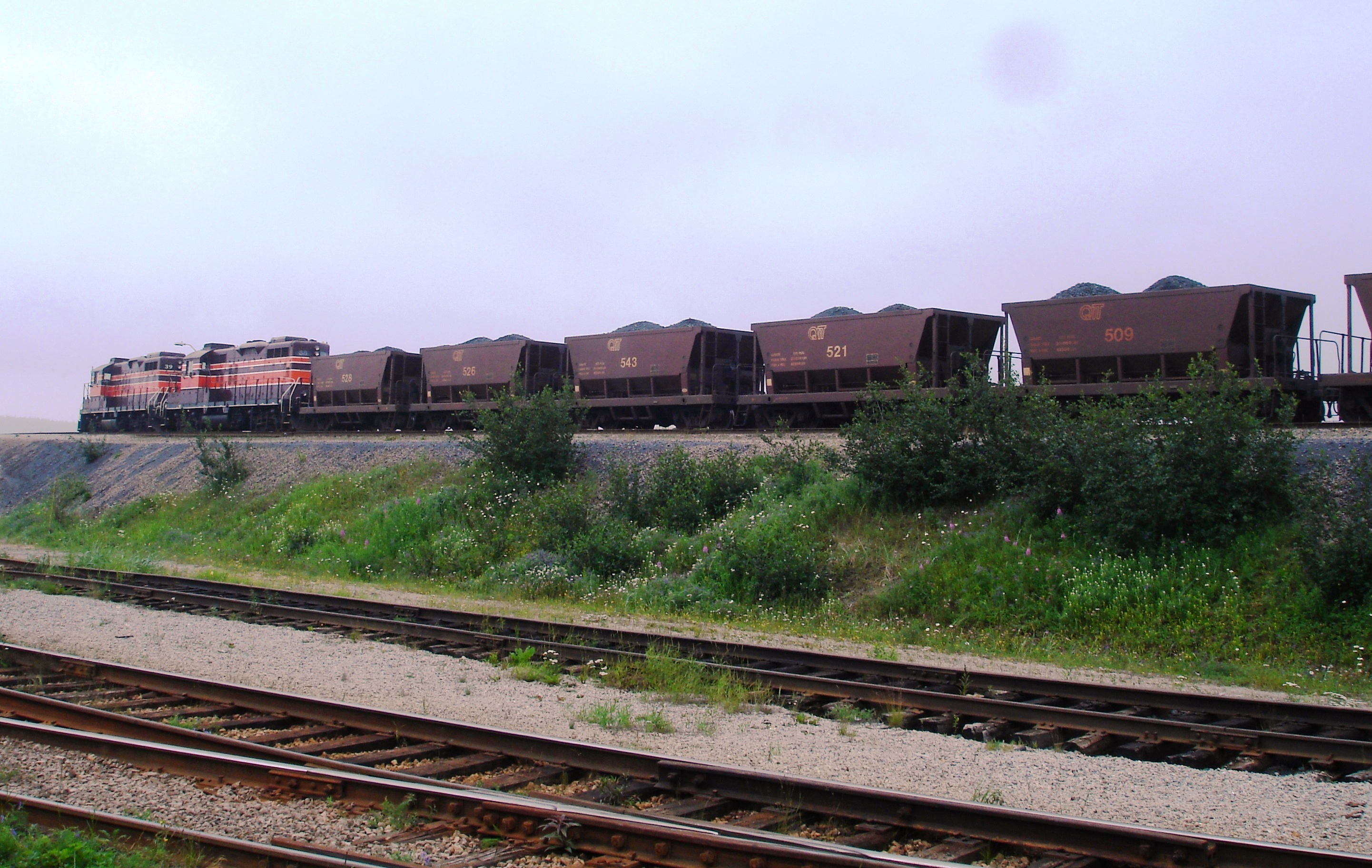 Railpictures.ca Paul O'Shell Photo Riviere Romaine Railways QIT 39