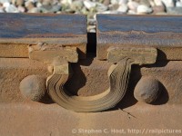 Bond Wire: The Grand River Railway's electric traction motors have not plied the rails in 46 years, but the bond wires used to complete the circuit through the rails between the 1500 V trolly wire and the substation (in this case located at Preston, Ontario) are still installed on the old trackage as of 2007. Freight cars until recently used this trackage which has been made redundant by CPR's  Wolverton yard.