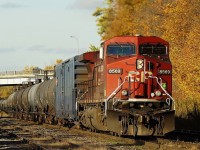 DPU unit on oil train passing through Woodstock Ontario