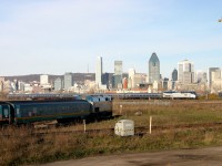 The Amtrak 694 leaving Montreal on way to New York city !