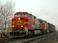 CN 393 passing Simpson with BNSF 773 - BNSF 5092