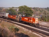 CP 8742 and CP 8593 roll through Bayview on the Starlight