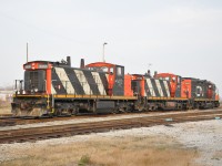 CN's Terra/Industrial ordered for 1600 has the best lashup i've seen in years, consisting of 1412, 1437 and 7029.