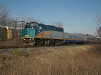 VIA 6434 pulling a consist of LRC cars and... the Mother Parkers Pacific car. Unfortunately, I only became aware of that at the last second and wasn't able to get a photo of the historic car.