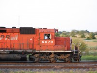 Sd40-2 lead's Herzog ballast train 
