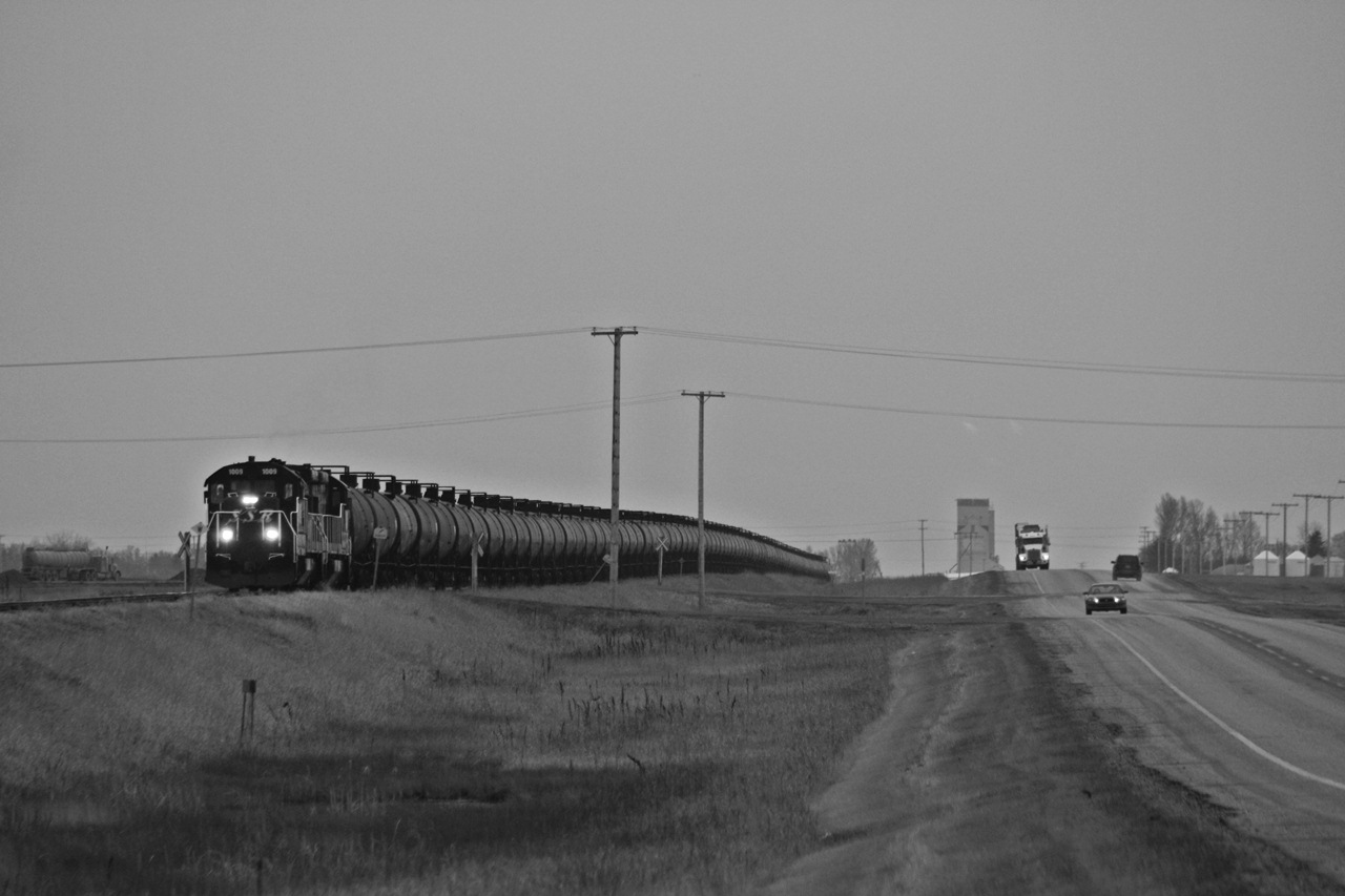 SSR and its Oil train continues to help keep our provincial highways from getting battered and bruised by heavy oil trucks, a very big problem in the province of Saskatchewan. Since the economic boom and the amount of semi traffic the Department of Highways can not keep up with fixing the highways do to the amount of truck traffic. So with the sudden change to start transporting oil by train it has helped take trucks off the road and save our highways.