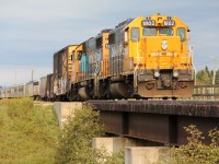 Ontario Northland Railway's iconic Polar Bear Express sits at Moosonee waiting to head south to Cochrane. This operation boasts the distinction of being Ontario's only mixed train and one of few remaining in Canada. Although the Northlander trains have made their final runs as part of the ONTC divestment process, it has remained clear that the Polar Bear will continue to operate year round. Until such time as a road is built, this essential service will continue to function as the lifeline Moosonee and points north.  