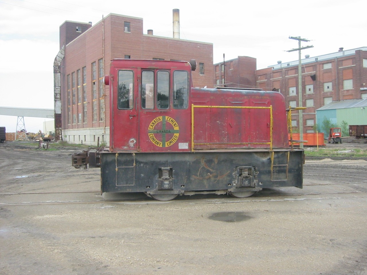 This little yard engine was still working at, what use to be, the sugarbeet plant in Winnipeg.