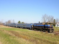 Passing a farmland in the Coaticook valley !