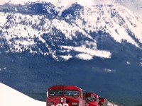 CP 9500 grinds its way west out of Lake Louise.