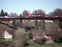 CN 430 is short to,day with only 7 cars and the "schnabel".