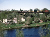 CN 430 on a slow order with a heavy transformer.