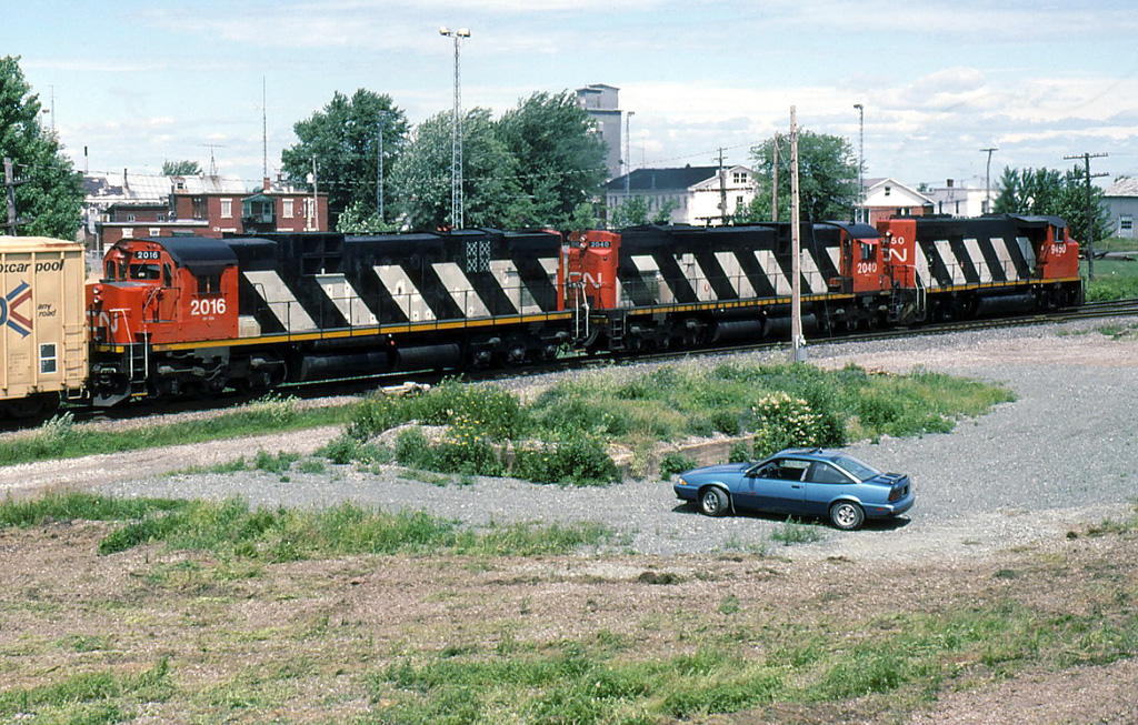 CN 306 will cut out some cars at Aston,7 miles ahead.