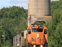 In better days "Scarface" 1808 leads the southbound Northlander into South River.