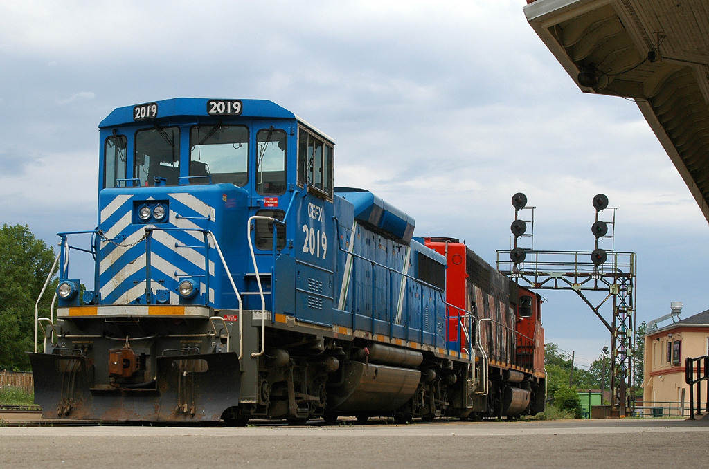 SOR power hop with CEFX 2019 - RMPX 9431 waiting for a signal at Brantford