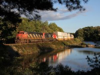 CN 2408 north bound with the 107 at mp134.3 on the Bala Sub...