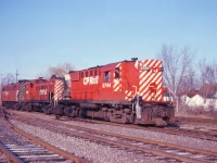 CP 8744 leads the Aberdeen Turn to lift its train.