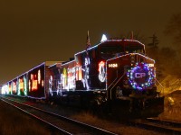The first stop on the Canadian tour for the Holiday train in Hamilton.