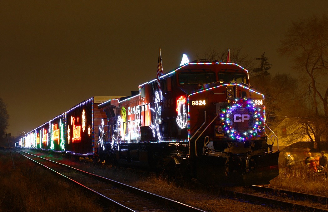 The first stop on the Canadian tour for the Holiday train in Hamilton.