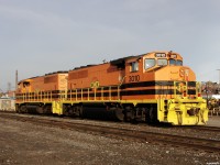 HCRY 3010 and HCRY 3013 laying over at the shops in Sudbury from the previous day's 912 from Sault Ste. Marie, they'll head back to the Soo on train 911 later today. 