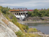 HCRY GP40-2w 3012 west, at Espinola, ONT. 9/13/2012