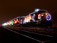 The 2012 CP Holiday Train makes it's performance stop in the small community of Ayr ON. 