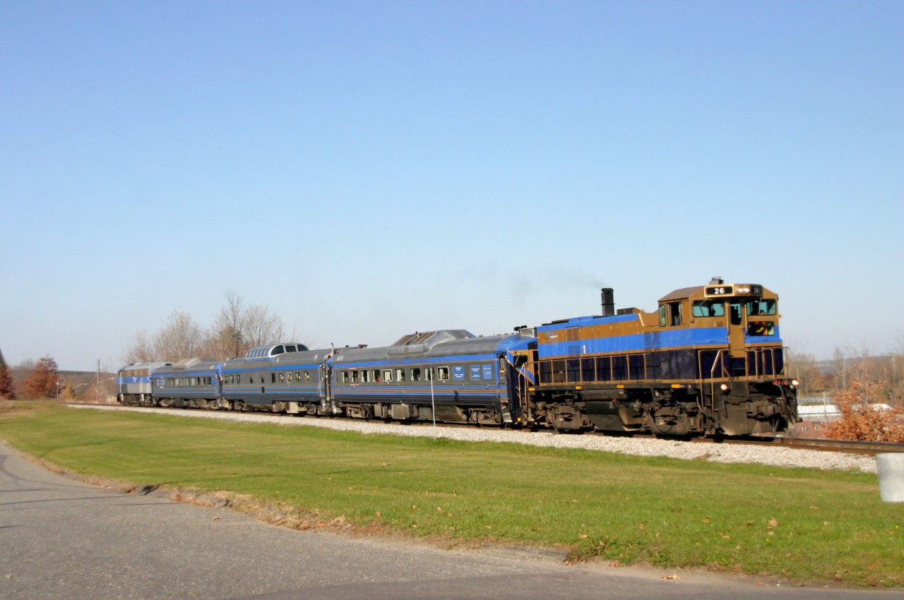 Entering in Coaticook !