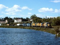 ONR 1731 north bound on the Tamagami sub at Cobalt, ONT. 9/20/1996