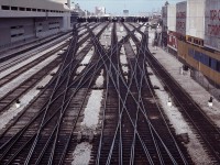 Switches and crossovers, Toronto Station, ONT. 8-13-1984