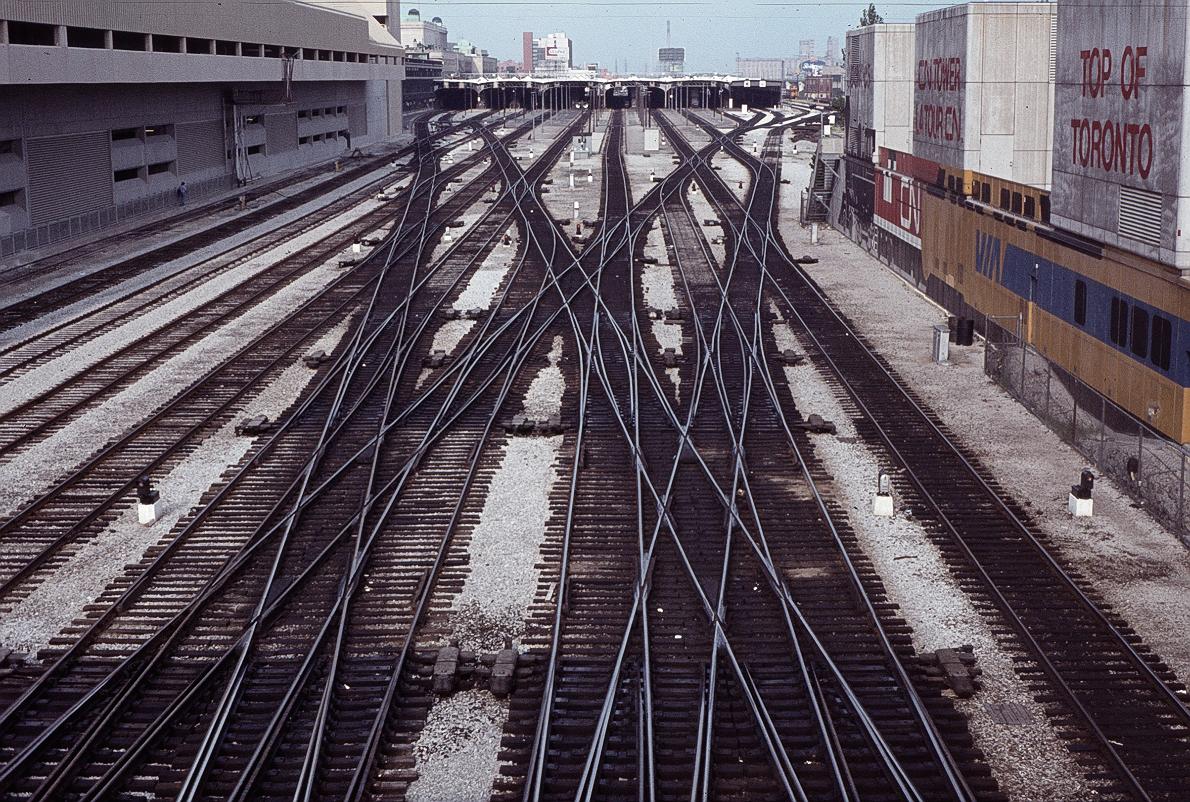 Switches and crossovers, Toronto Station, ONT. 8-13-1984