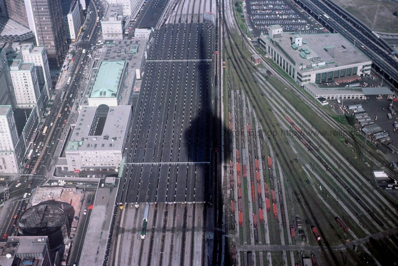 The view from the CN Tower in Toronto in the 1980's
This photo was taken by my Grandfather Derek Bishop.  Added with permission