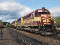 WC 6607 with one of the last Wawa turns, at Hawk Jct, ONT 09/23/1995