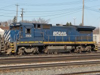 For maybe around two months in 2010, BCOL 3903 and 3904 were stored in the Walker yard dead-line. Although they are sequentially numbered, they both have a different background. 3903 started life as GECX 8002, while 3904 as LMX 8555. You can tell the difference from the headlight and ditchlight placement. They have both since been retired, sold Aug-Sep. 2012. 