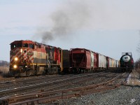 331 pulls out of the North Yard after making it's lift with BCOL 4616 - CN 2159 leading the way