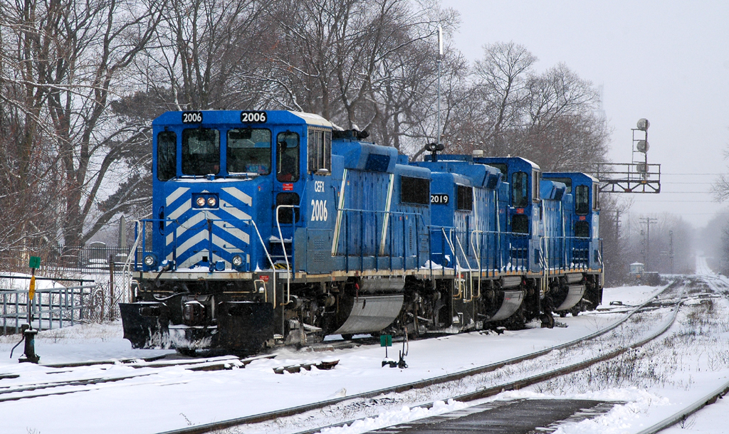 CEFX 2006 - CEFX 2019 - CEFX 2014 at Brantford from the Hagersville Sub