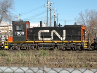 CN SW1200RM 7303 sits in the Walker deadline only a little while after being retired, although it had been in the deadline for years prior. It is now GMTX 507.