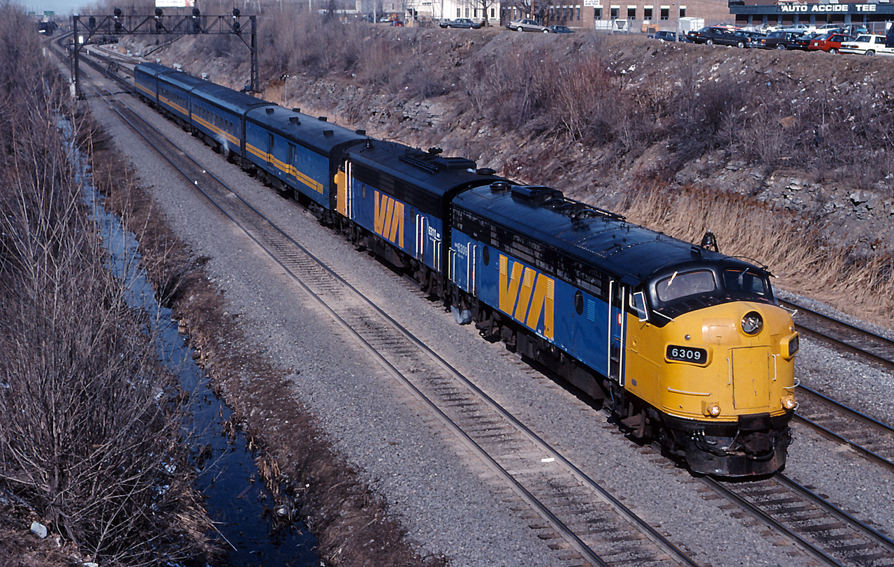 Railpictures.ca John Eull Photo VIA 6309 and 6311 lead train 602