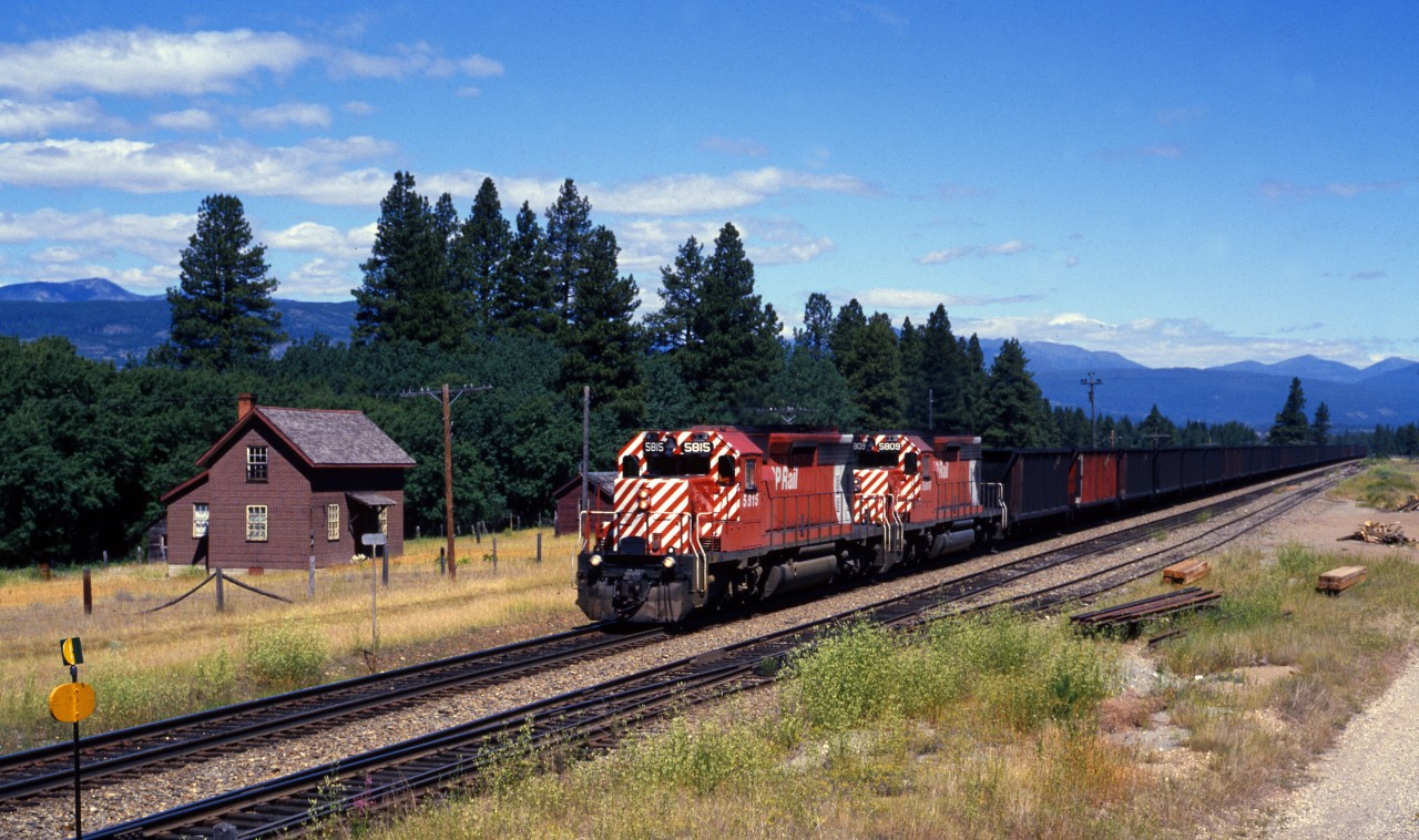 Southbound freight for Cranbrook at Wasa BC