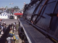 Sitting on the fireman,s side in 6213,quite a view.