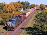 CP 115 arrives in in Winnipeg.