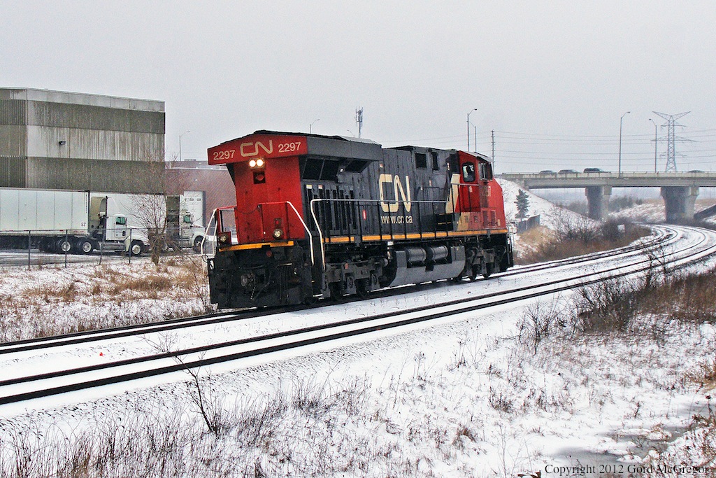 Running light to assist a westbound  on the York Sub.