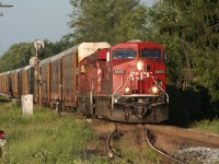 CP 8855 West heads into the setting sun on this picture perfect summer evening.