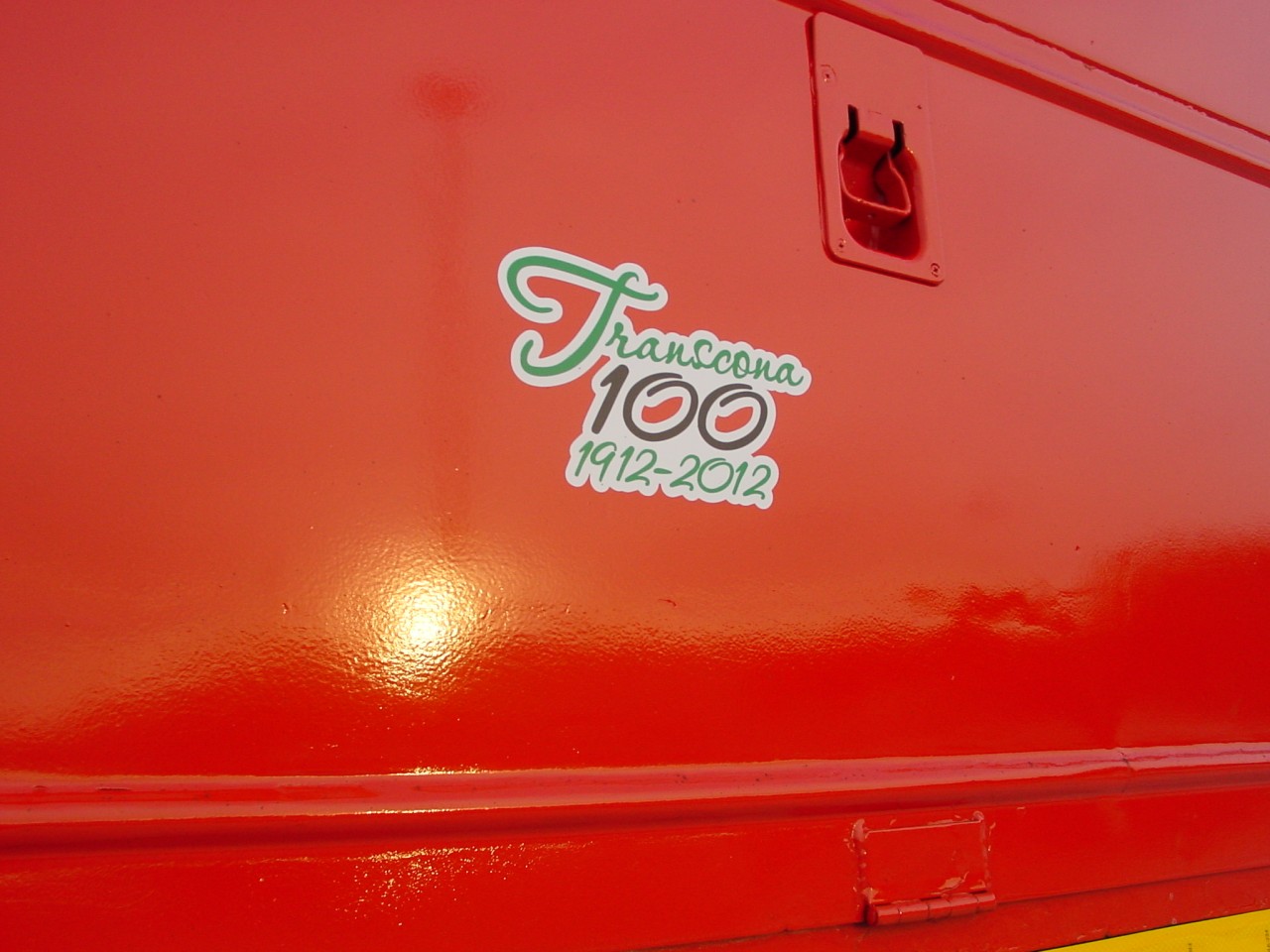 100 year logo on CN 7501