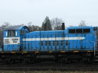 TZPR trails on CN 330 on a dark and rainy March afternoon, on it' way to Brookville, PA for an overhaul.
Click the link below to see what it should look like once rebuilt