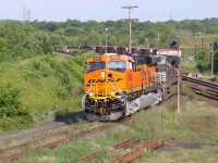 Less than a month since its build date, BNSF 6003 had spent more time away than it had spent at home on the BNSF network.