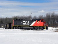 CN 514 traded its beat-up 4723 for a freshly rebuilt GP-40 at last, 
